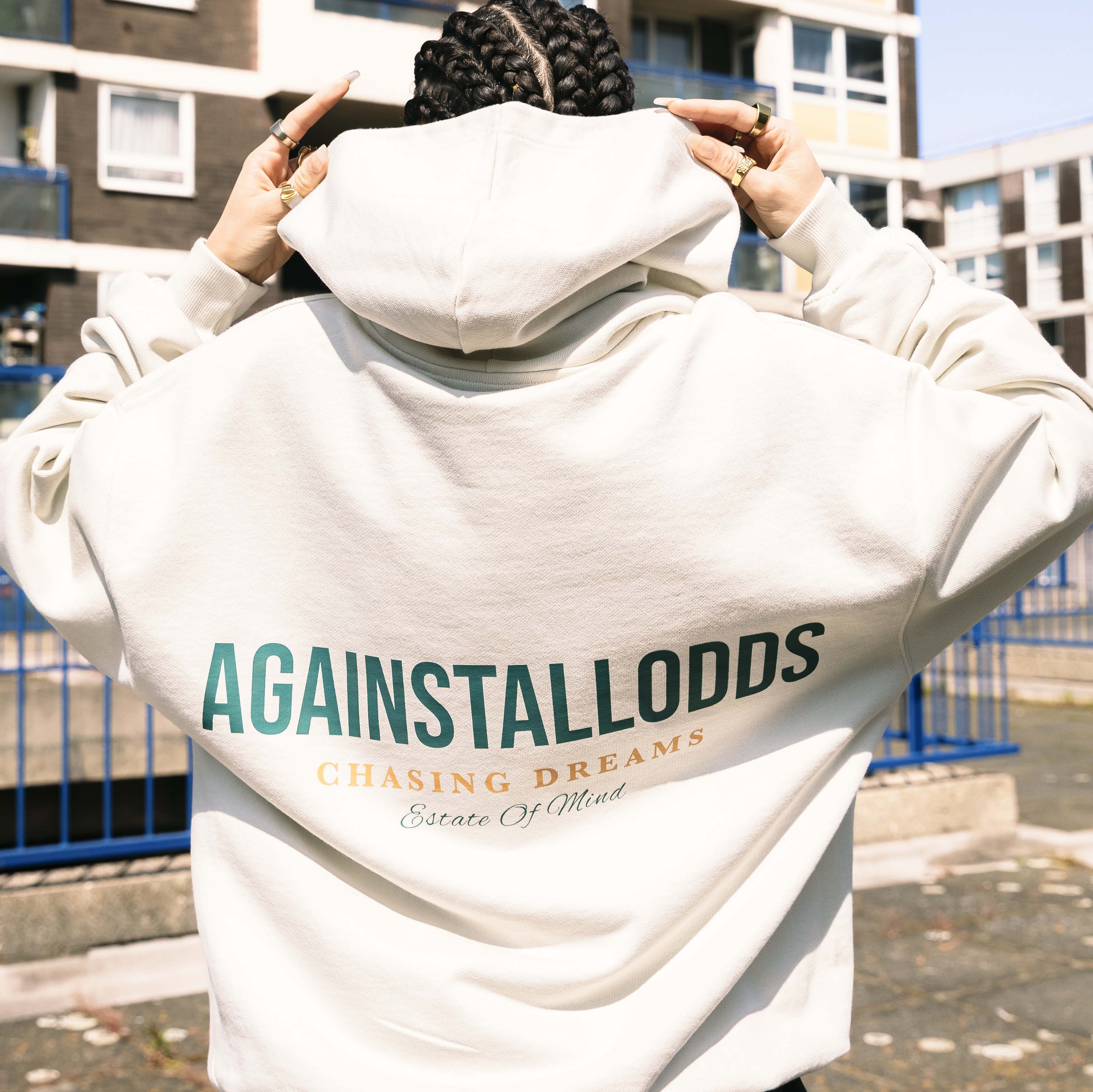 ESTATE OF MIND ULTRA-HEAVYWEIGHT HOODIE - VINTAGE WHITE