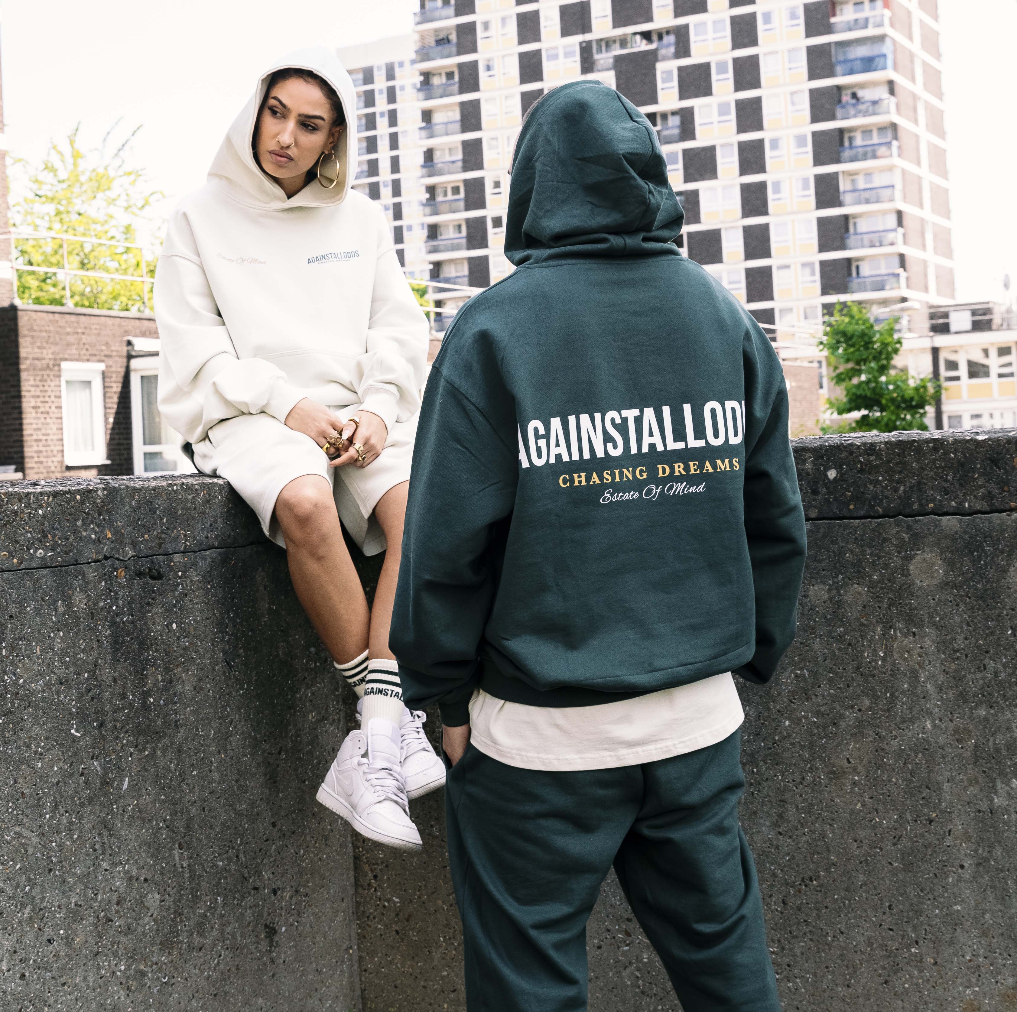 ESTATE OF MIND ULTRA-HEAVYWEIGHT HOODIE - VINTAGE WHITE