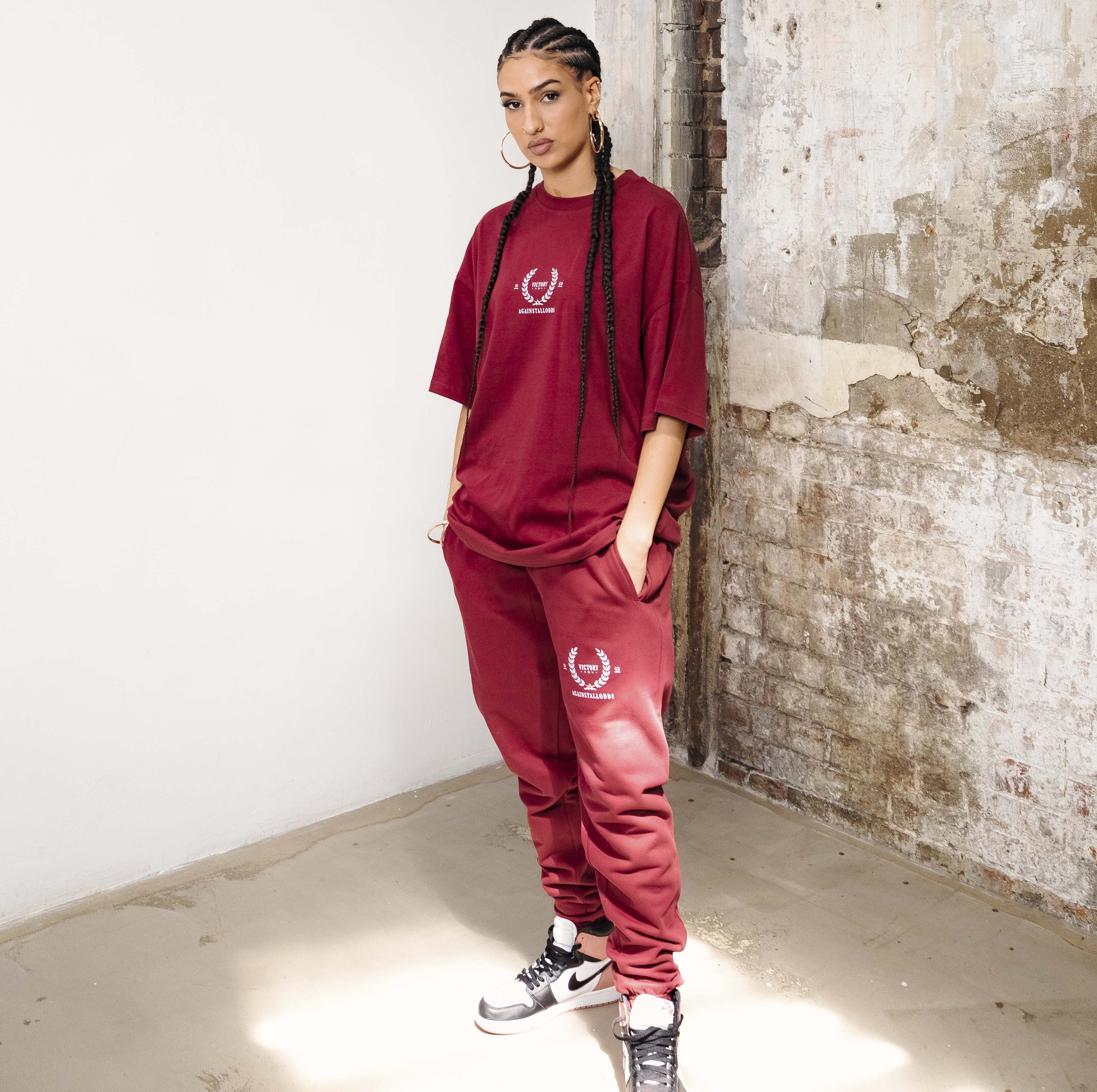 ESTATE OF MIND ULTRA LUXURY TEE - BURGUNDY
