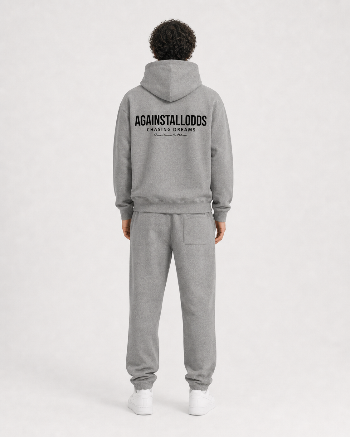 DREAMERS GREY HEAVYWEIGHT HOODIE