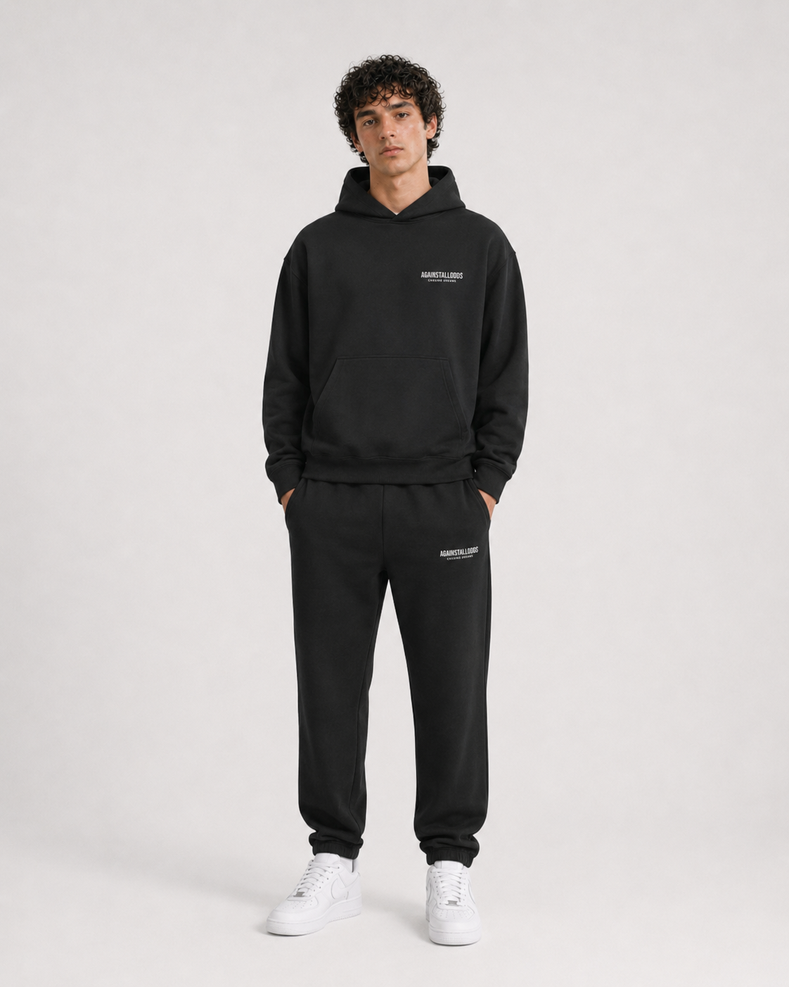 DREAMERS BLACK HEAVYWEIGHT HOODIE