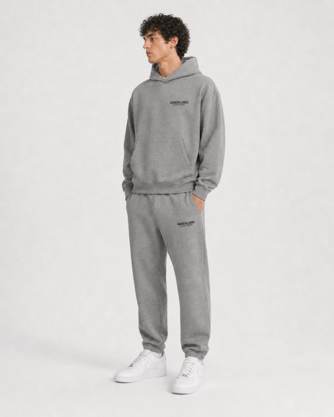 DREAMERS GREY HEAVYWEIGHT HOODIE