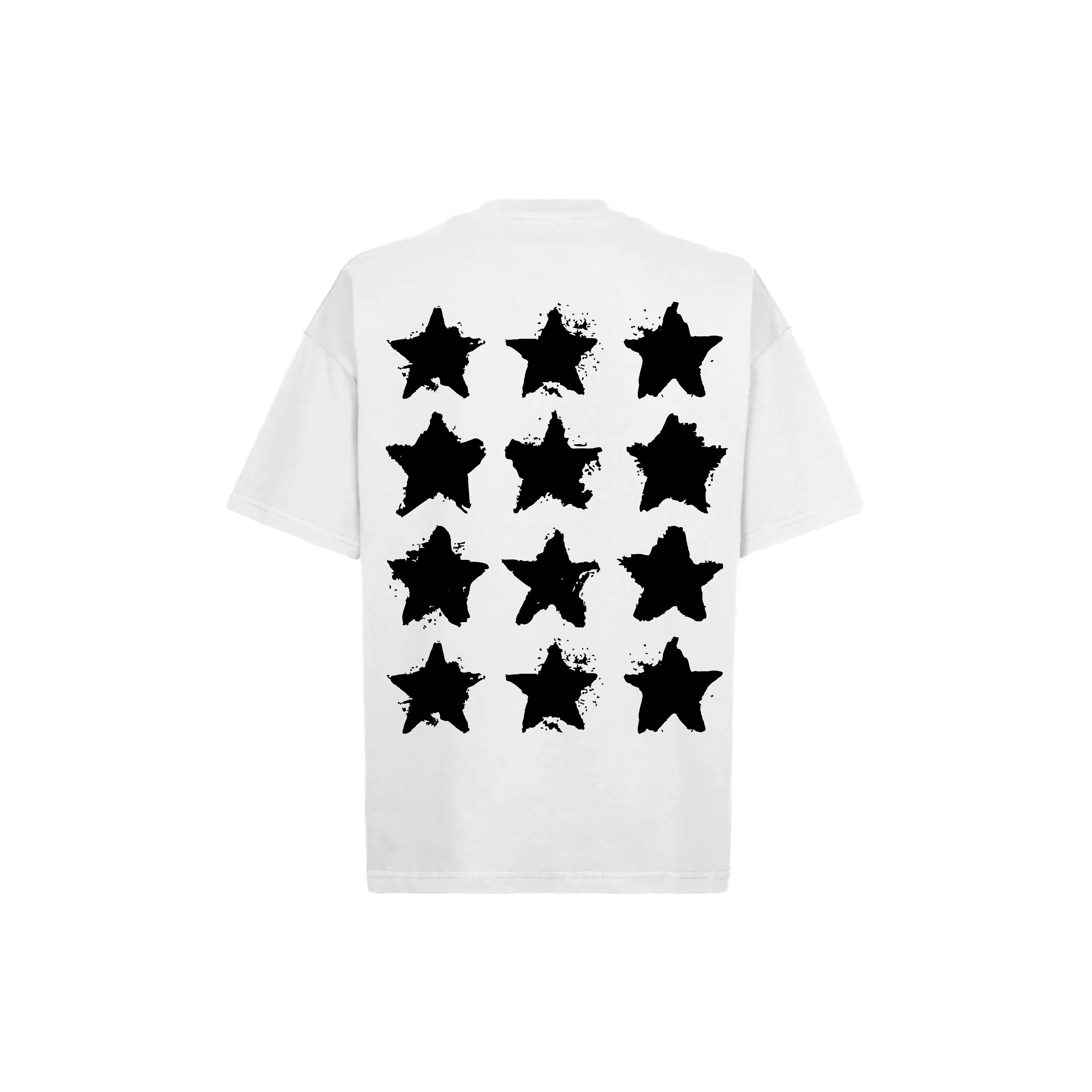 STARS WHITE LUXURY TEE