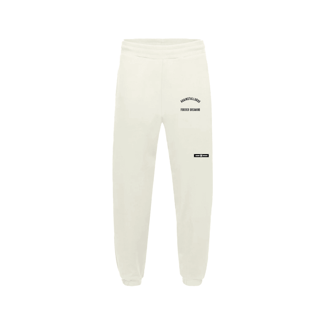 COLLEGE IVORY LUXURY SWEATPANTS