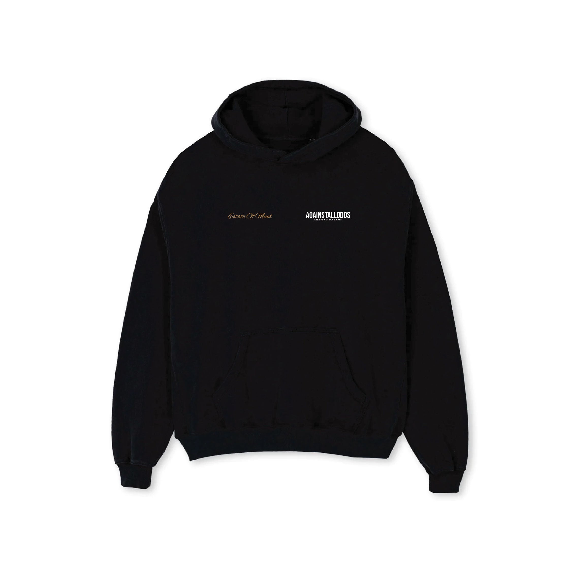 ESTATE OF MIND ULTRA-HEAVYWEIGHT HOODIE - BLACK