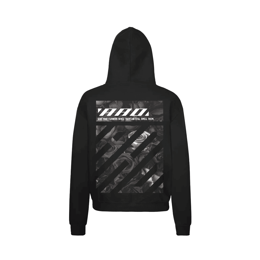 ROSES - BLACK LUXURY HOODIE