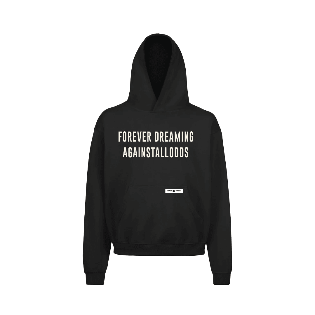FOREVER DREAMING BLACK LUXURY HOODIE