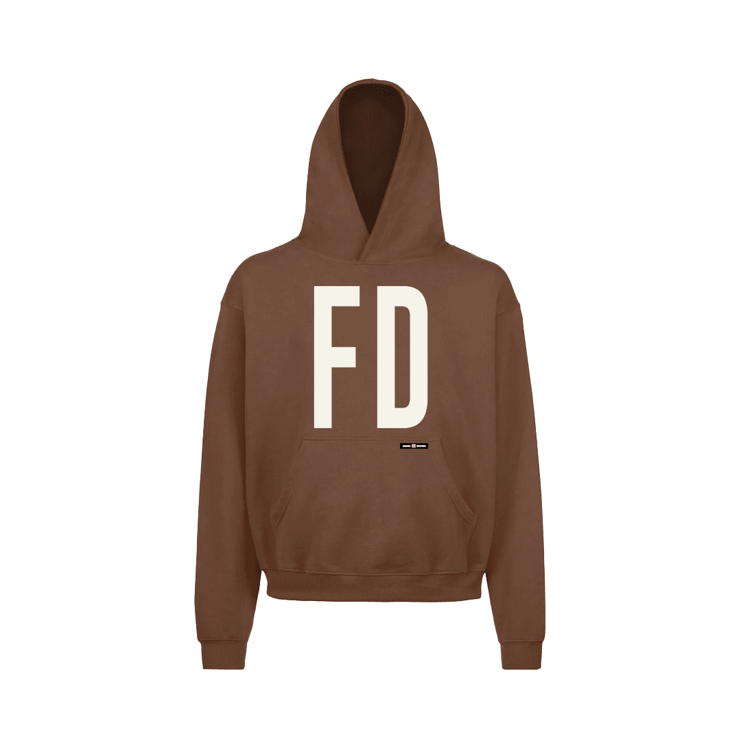 FD BROWN LUXURY HOODIE
