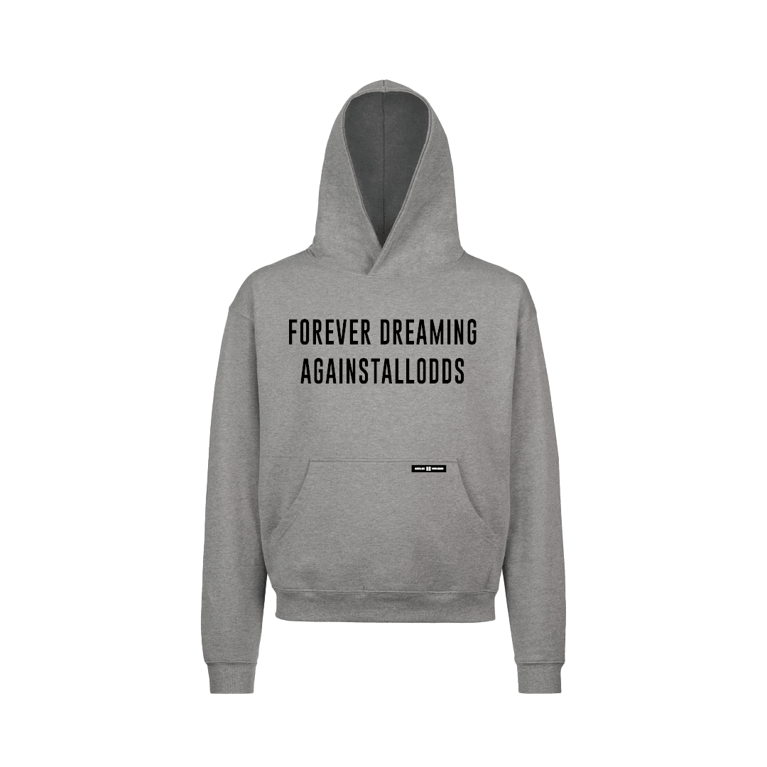 FOREVER DREAMING GREY LUXURY HOODIE