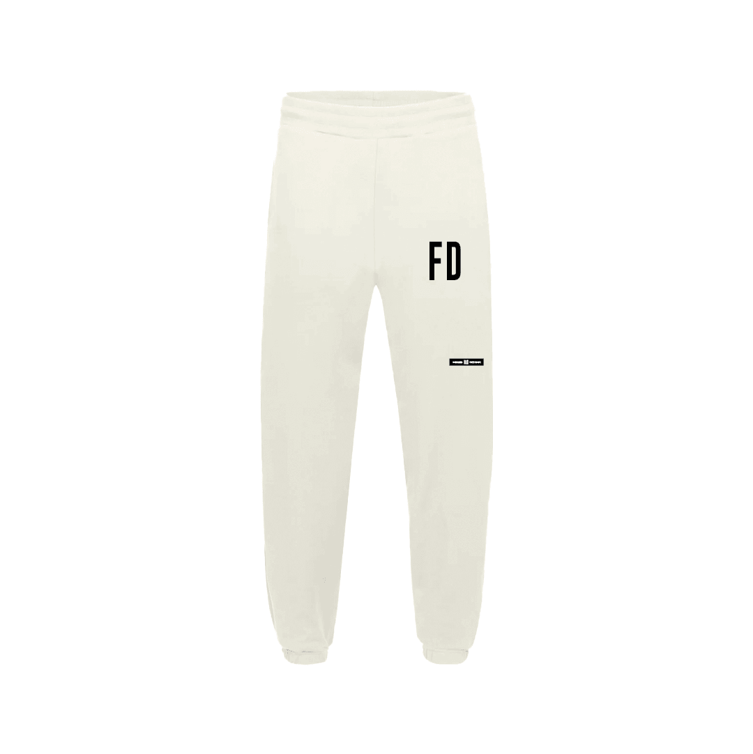 FD IVORY LUXURY SWEATPANTS