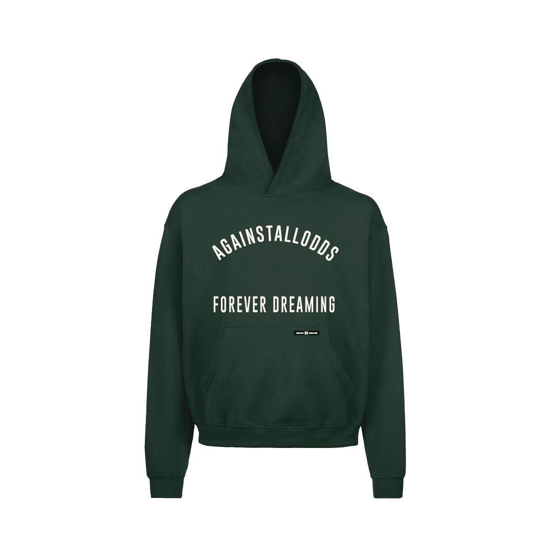 COLLEGE GREEN LUXURY HOODIE