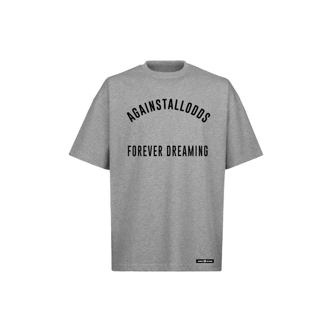 COLLEGE GREY LUXURY TEE