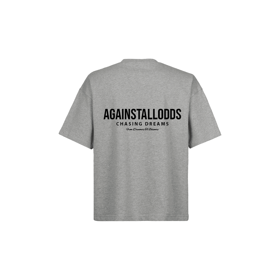 DREAMERS GREY LUXURY BOXY TEE