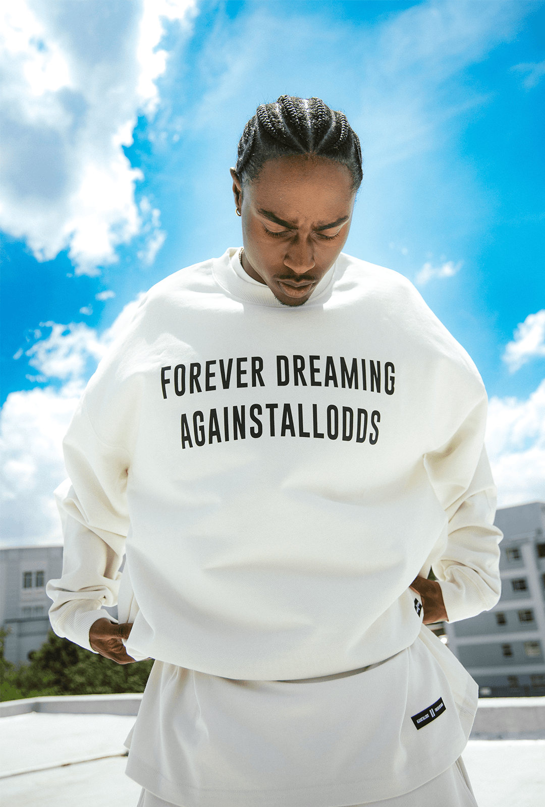 FOREVER DREAMING IVORY LUXURY SWEATSHIRT