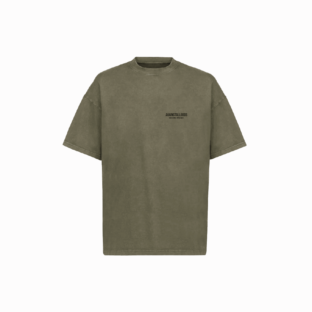 DREAMERS WASHED OLIVE LUXURY TEE