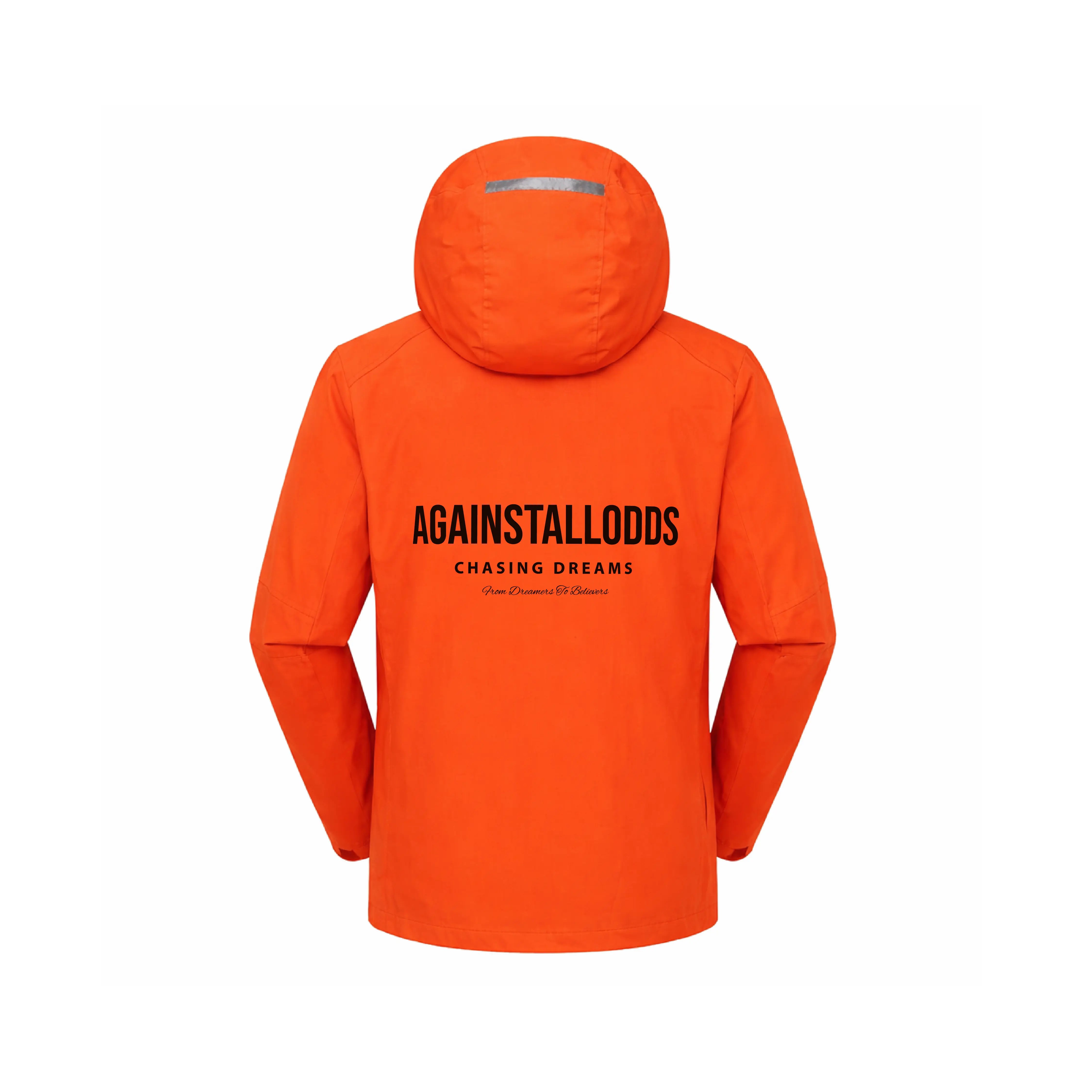 LIGHTWEIGHT RAIN JACKET - ORANGE