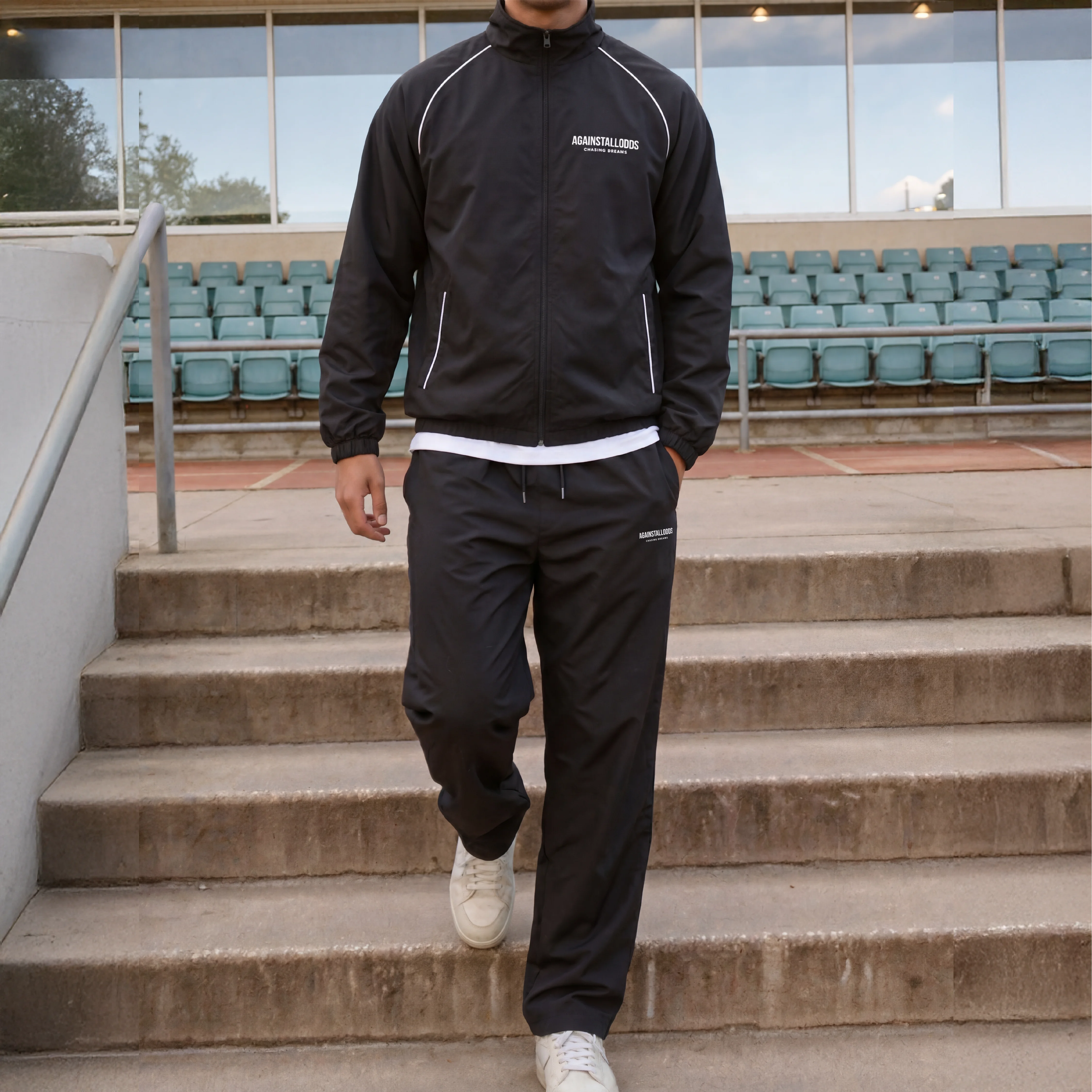 CLUB TRACKSUIT PANTS - BLACK