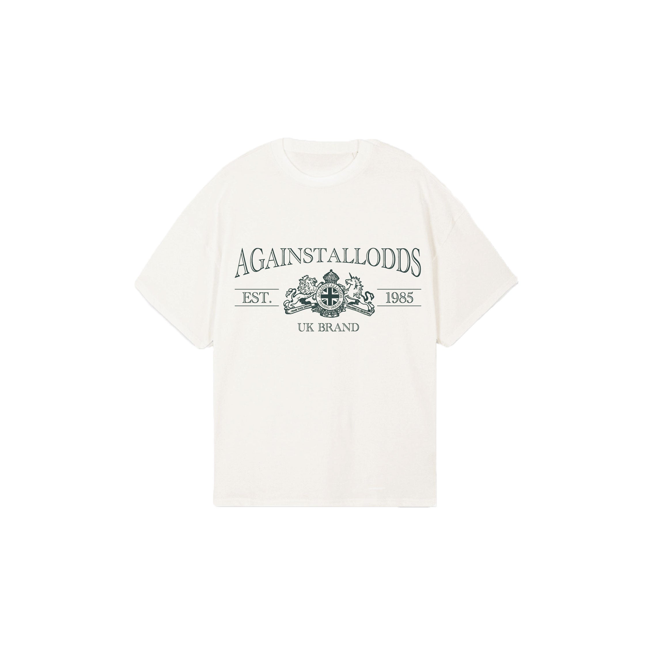ESTATE OF MIND ULTRA LUXURY TEE - COAT OF ARMS - VINTAGE WHITE