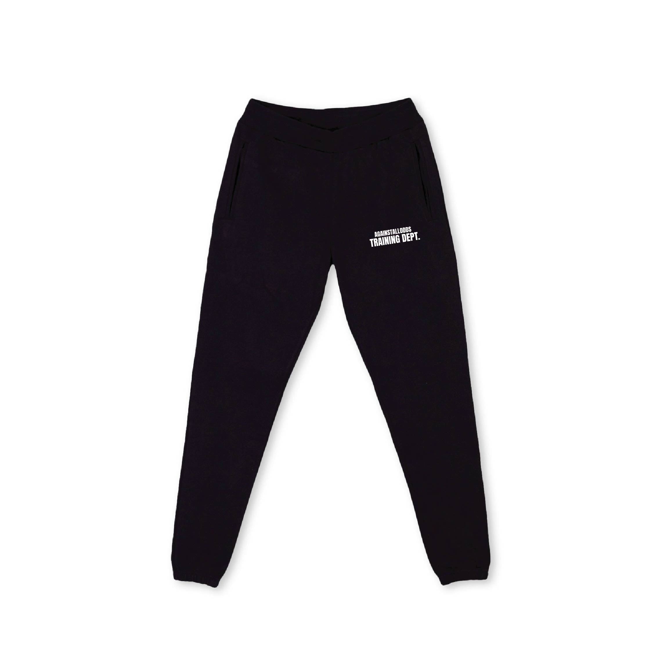 TRAINING DEPT. SWEATPANTS - BLACK