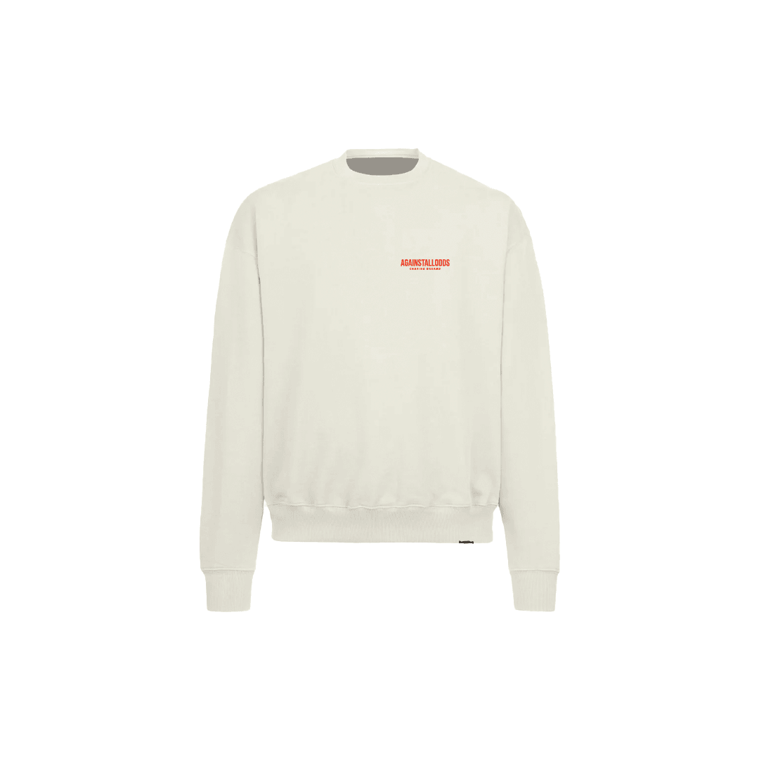 Elevated Series - Ivory / Red Luxury Sweatshirt