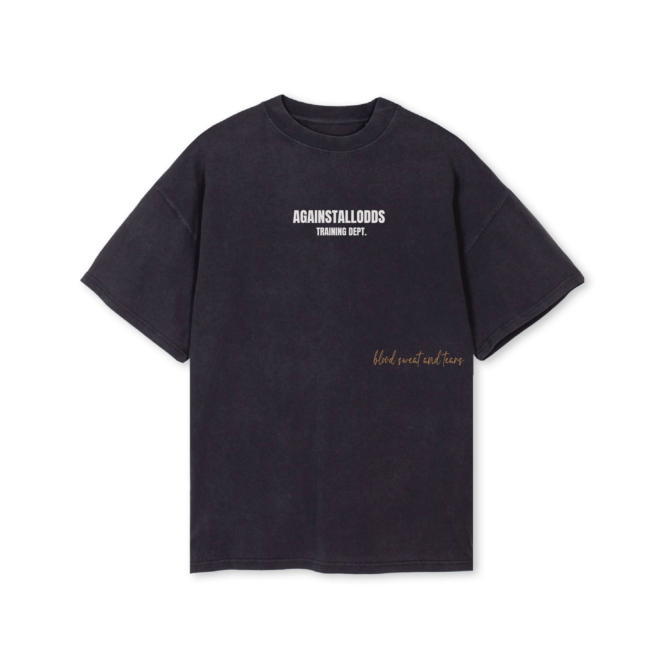 TRAINING DEPT. TEE - VINTAGE BLACK