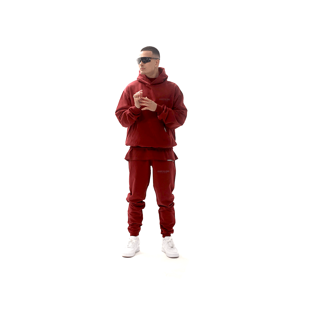 Branded Blank - Ox Blood Luxury Hoodie