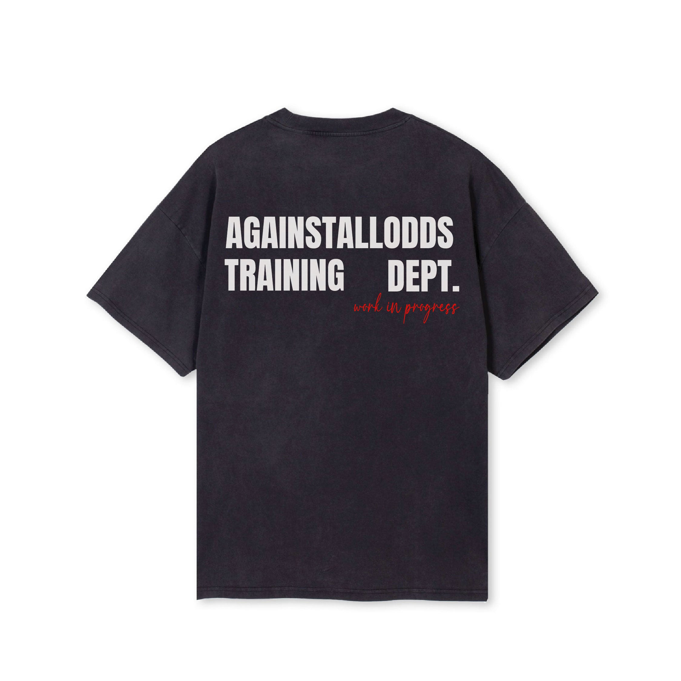 TRAINING DEPT. TEE - VINTAGE BLACK