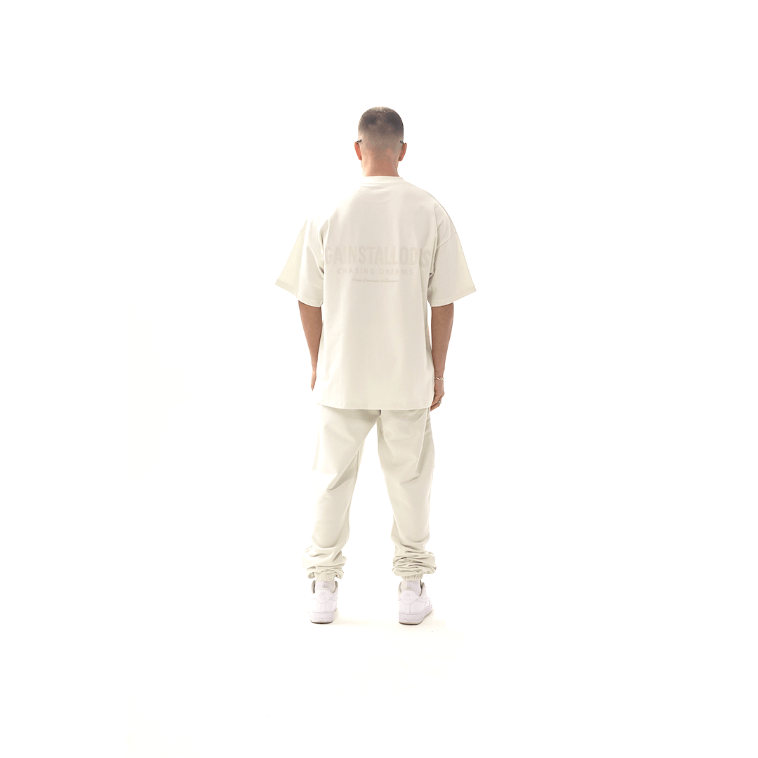 Branded Blank- Ivory Luxury Sweatpants