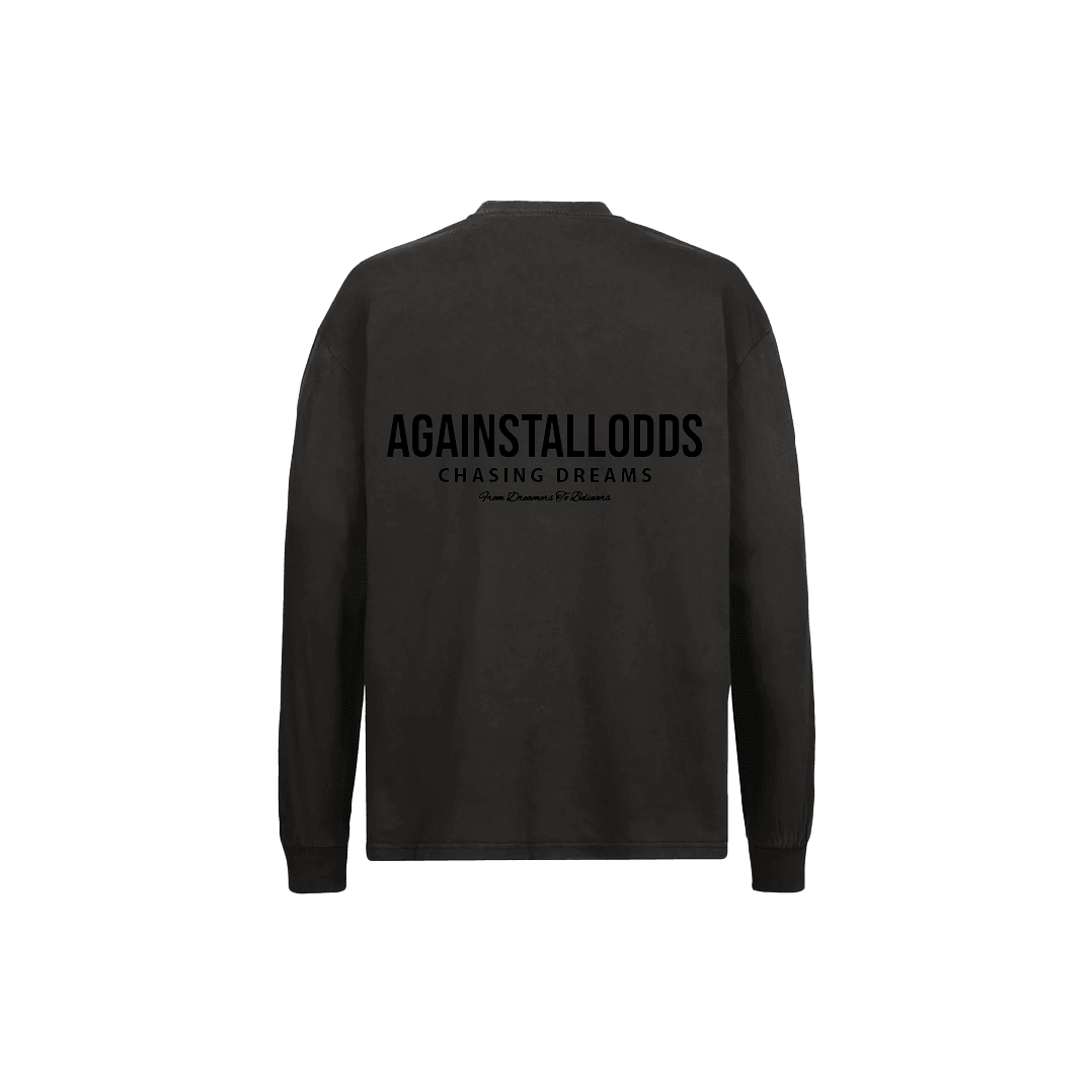 DREAMERS DISTRESSED LUXURY LONG SLEEVE TEE