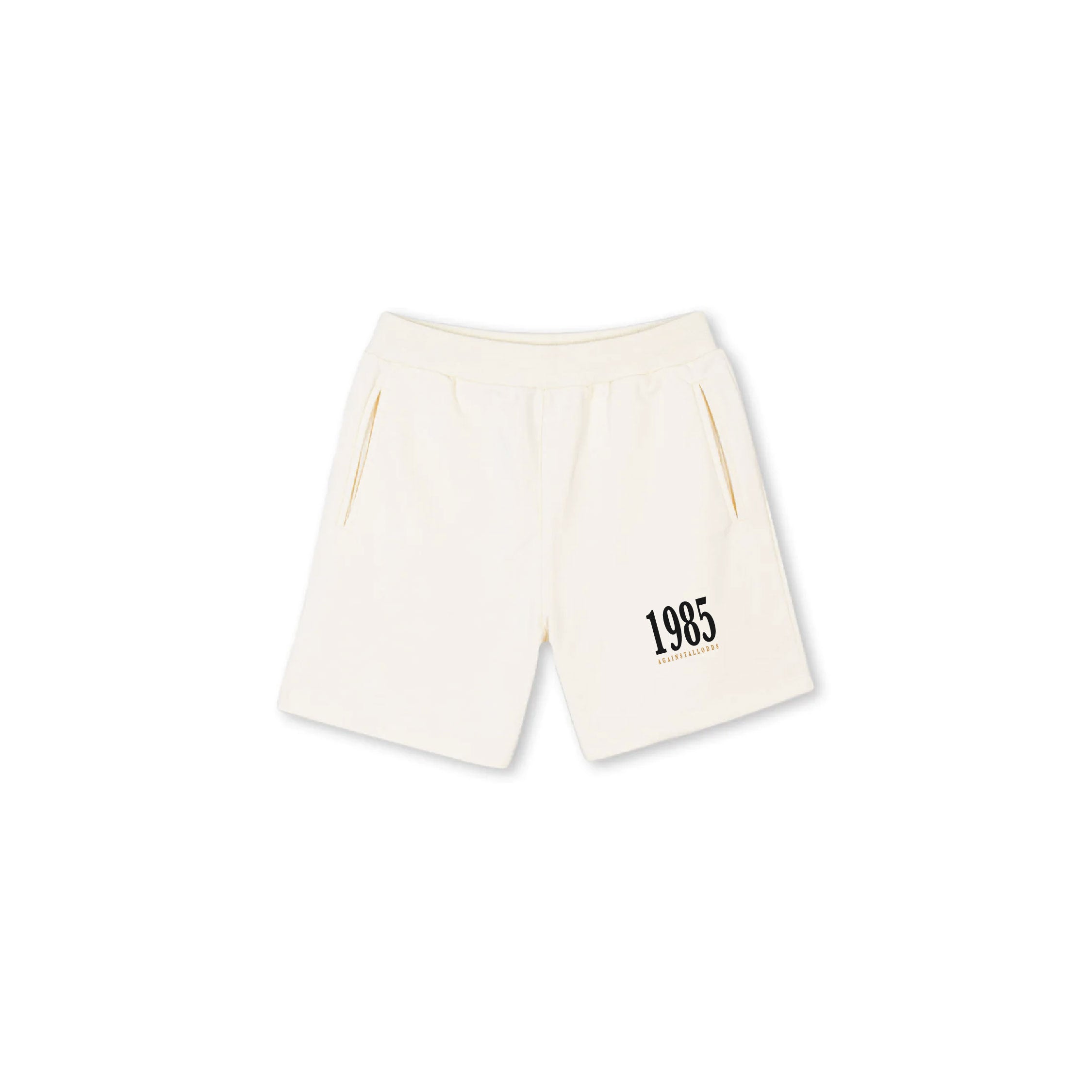 ESTATE OF MIND FRENCH TERRY SHORTS - 1985 - VINTAGE WHITE