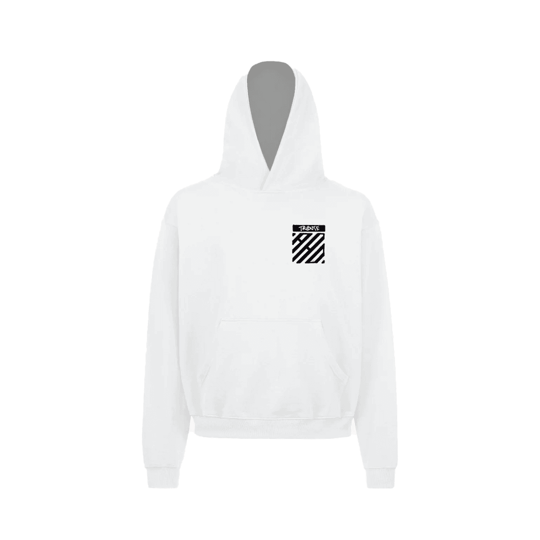 SPRAY PAINT - WHITE LUXURY HOODIE