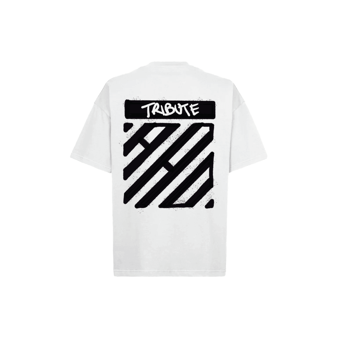 TRIBUTE WHITE LUXURY TEE
