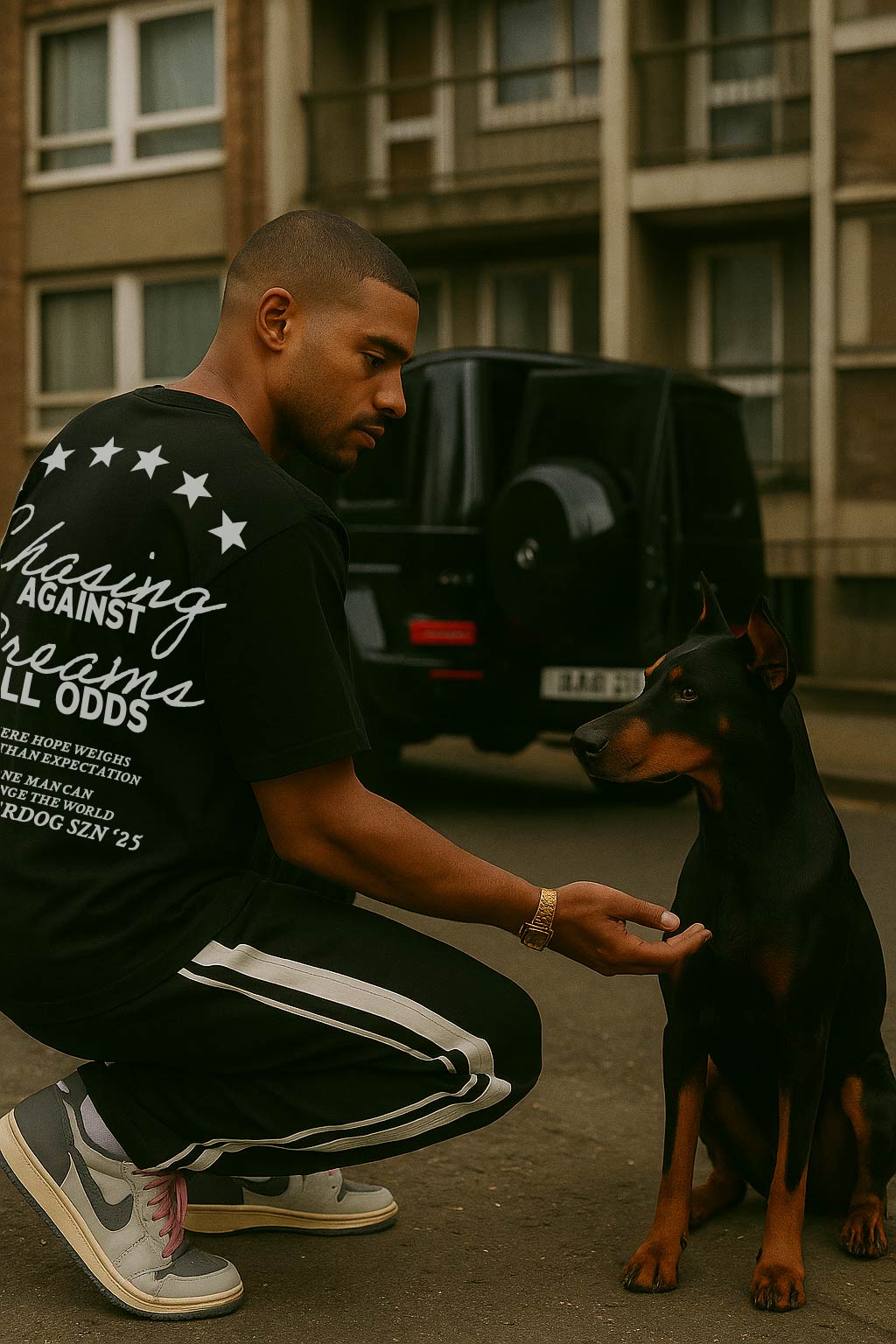 WRITTEN BLACK LUXURY TEE