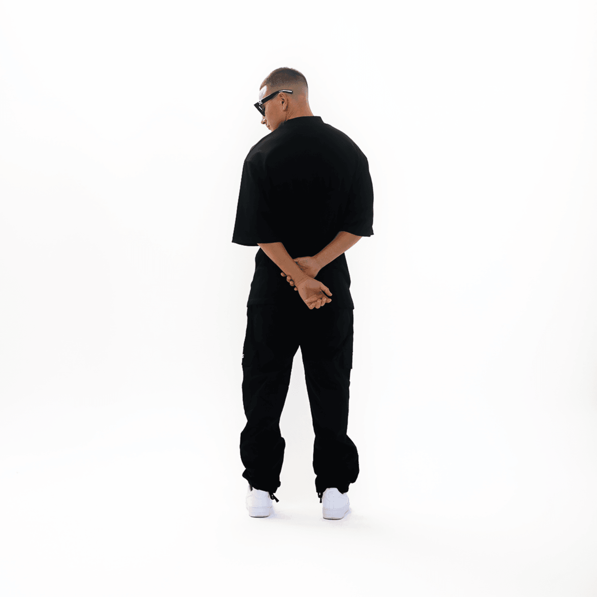 Elevated Series Mock Neck Ultra Luxury Tee - Blackout