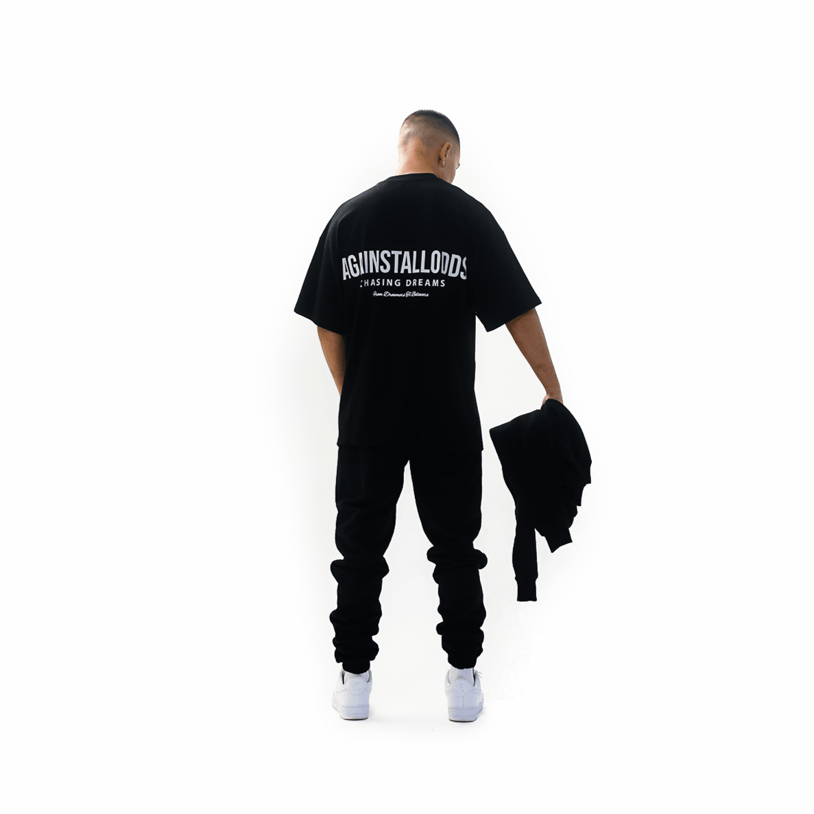 DREAMERS BLACK HEAVYWEIGHT SWEATPANTS