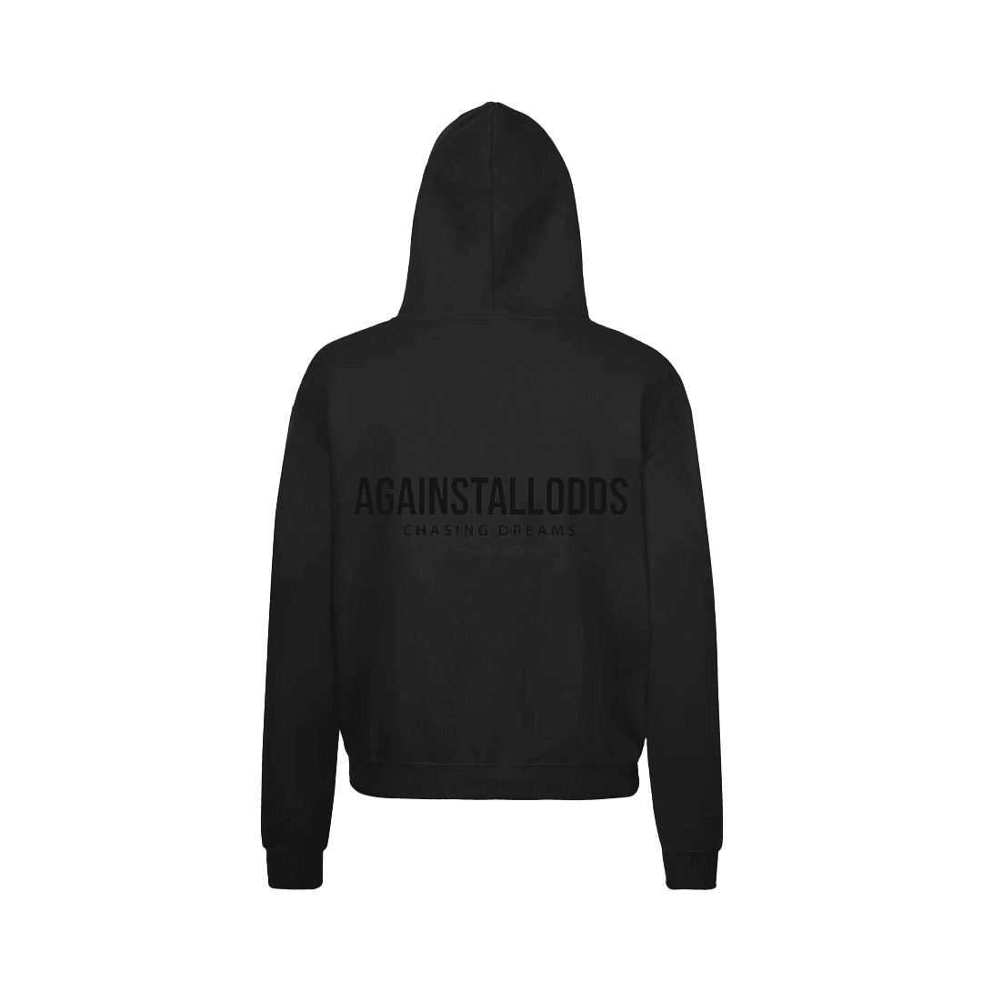 Branded Blank Black Luxury Hoodie