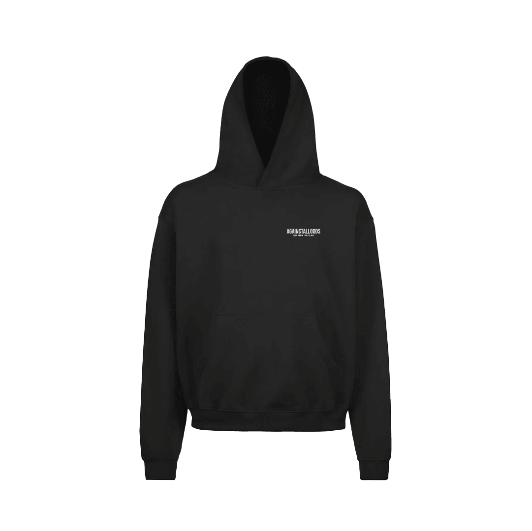 DREAMERS BLACK HEAVYWEIGHT HOODIE
