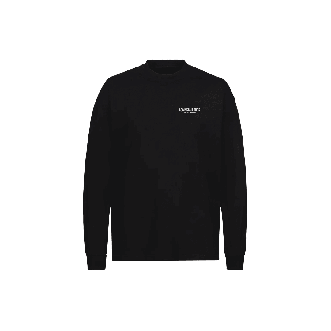 DREAMERS BLACK LUXURY LONG SLEEVE TEE