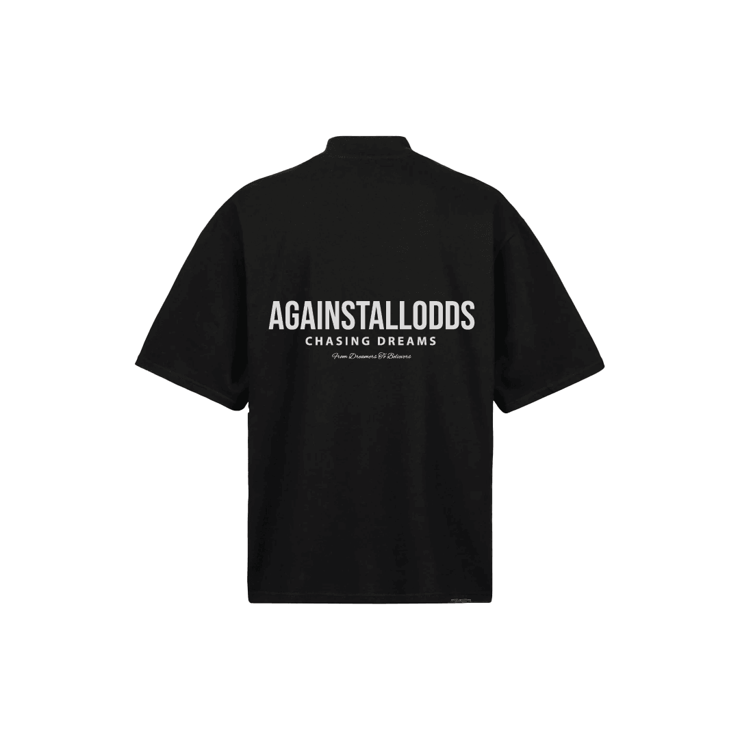 Elevated Series Mock Neck Ultra Luxury Tee - Black