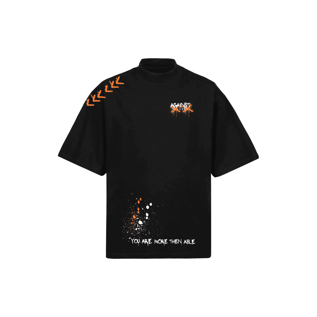 Elevated Series X Mock Neck Ultra Luxury Tee - Black
