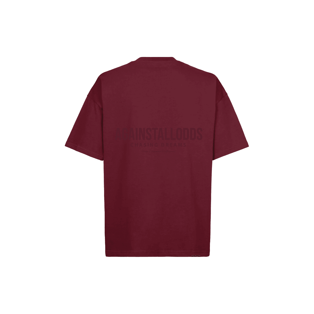 Branded Blank- Ox Blood Luxury Tee