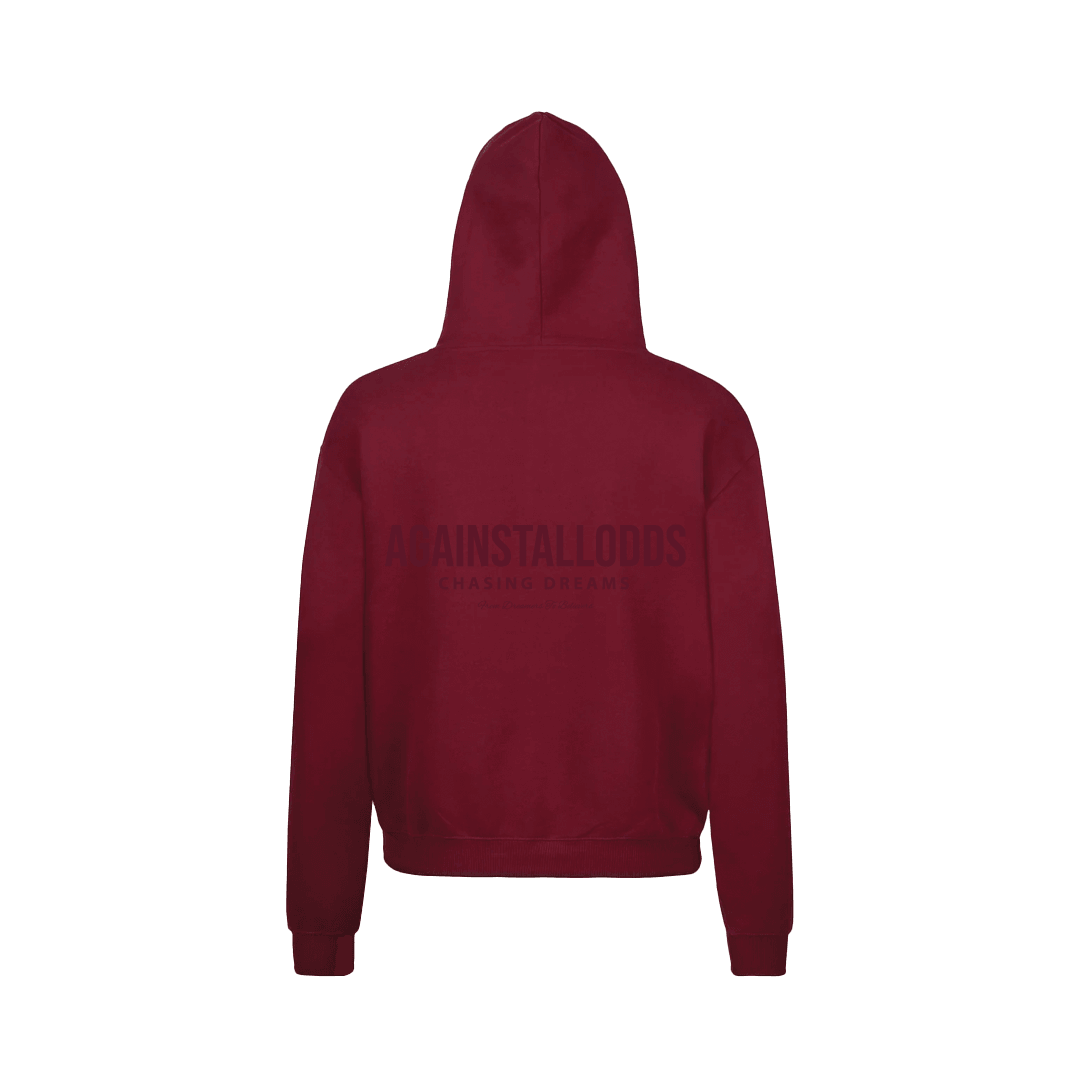 Branded Blank - Ox Blood Luxury Hoodie
