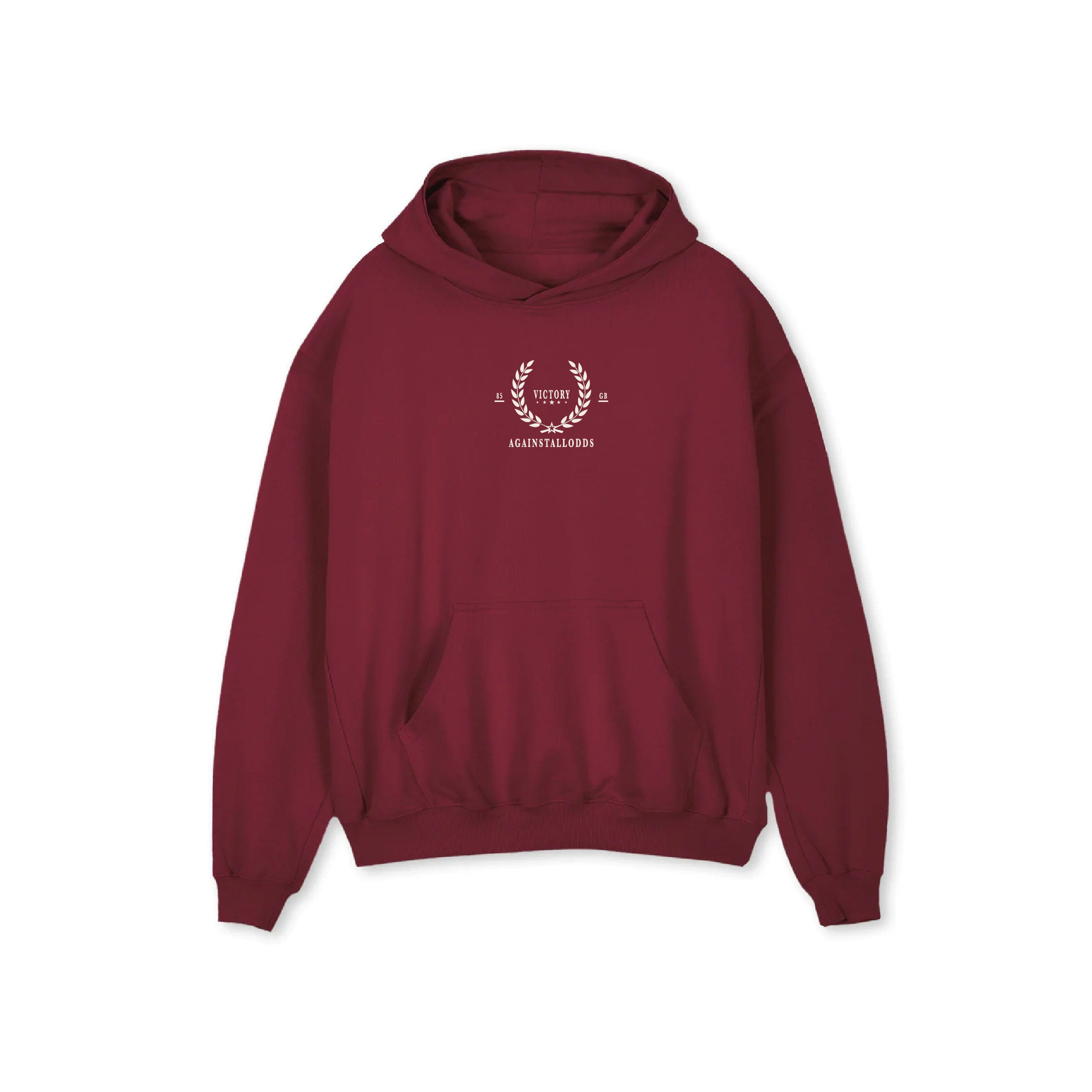 ESTATE OF MIND ULTRA-HEAVYWEIGHT HOODIE - VICTORY - BURGUNDY