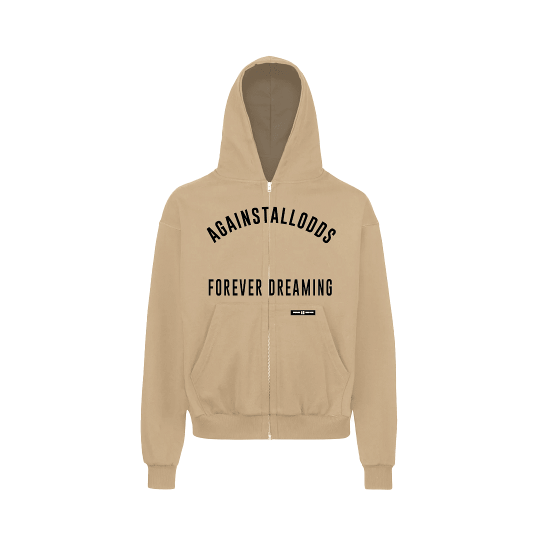 COLLEGE COFFEE DOUBLE ZIP LUXURY HOODIE
