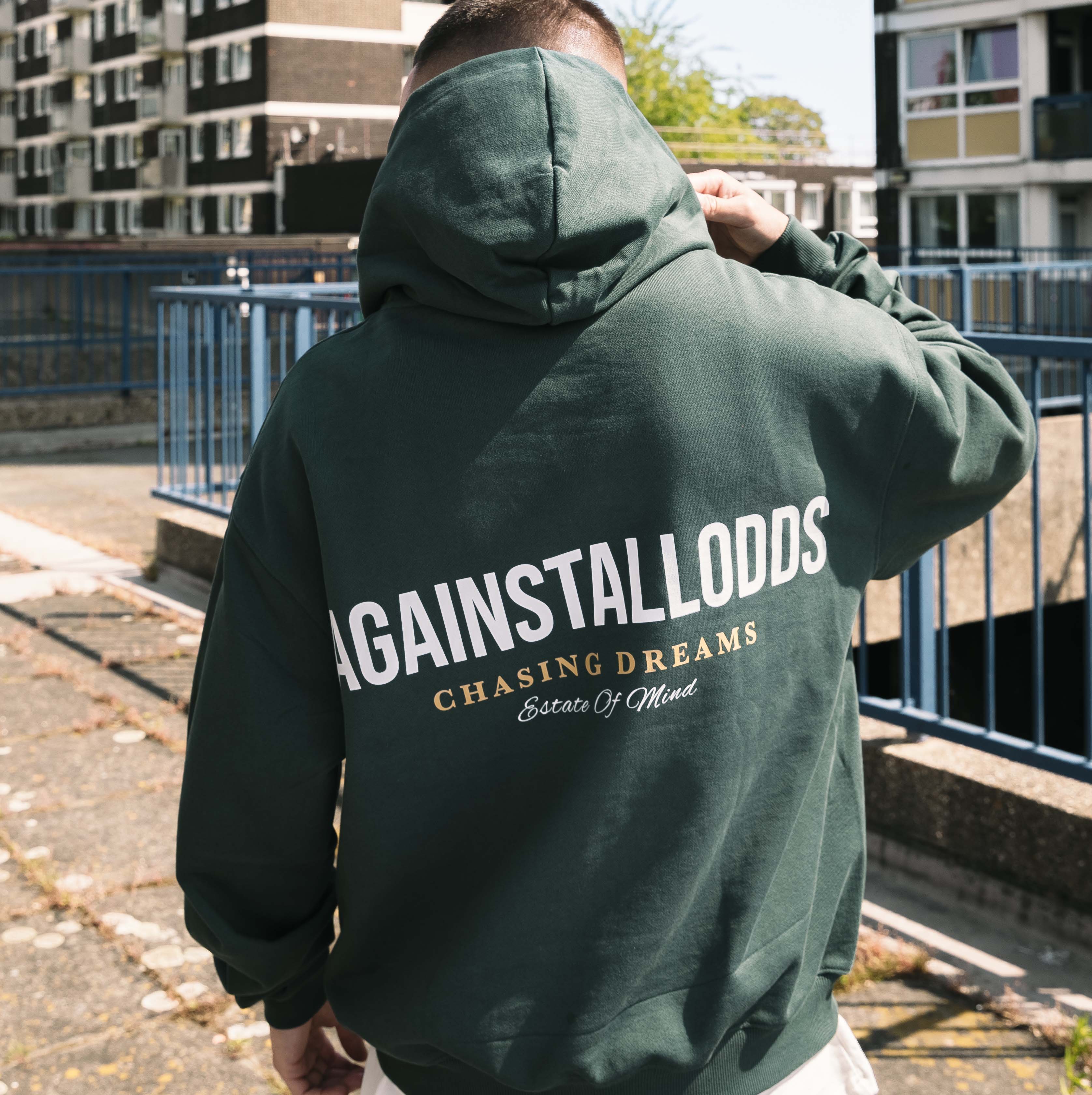 ESTATE OF MIND ULTRA-HEAVYWEIGHT HOODIE - WILD GREEN