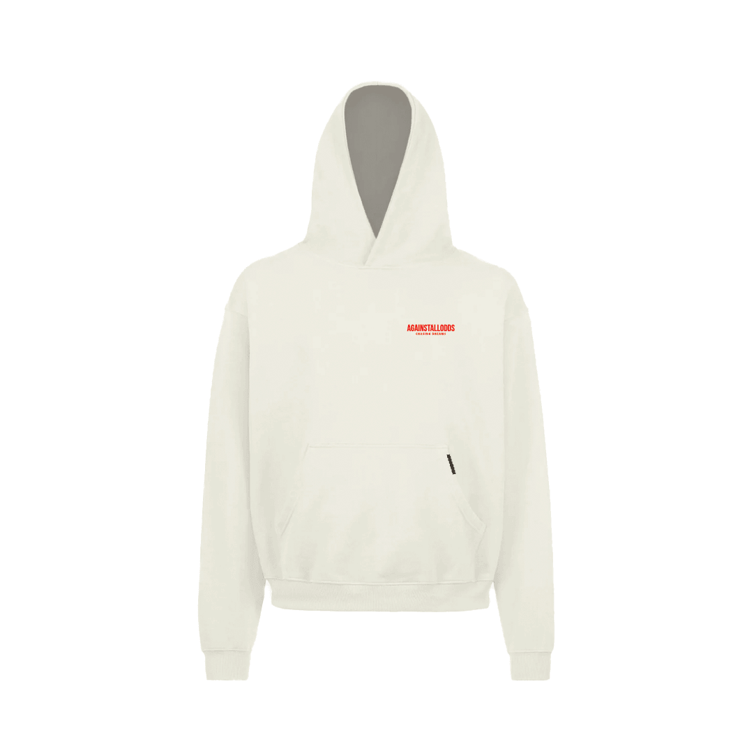 Elevated Series - Ivory / Red Luxury Hoodie