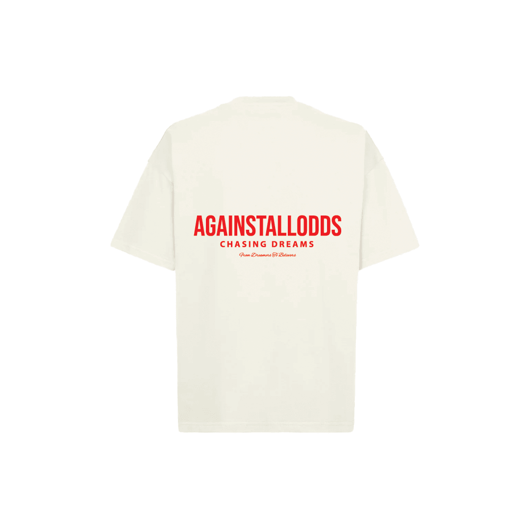 Elevated Series - Ivory / Red Luxury Tee