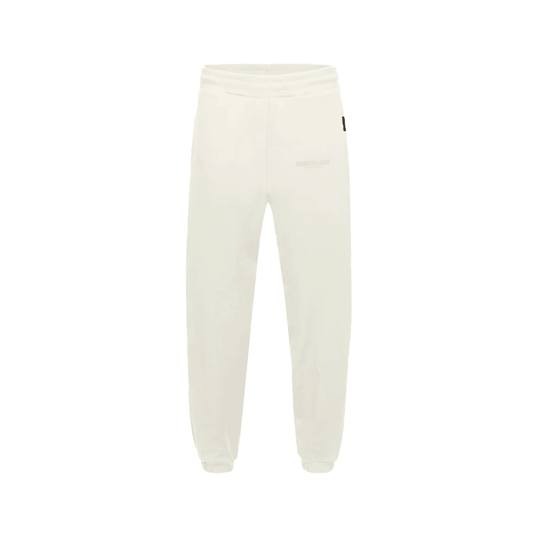 Branded Blank- Ivory Luxury Sweatpants