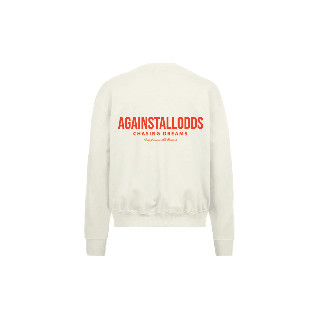 Elevated Series - Ivory / Red Luxury Sweatshirt