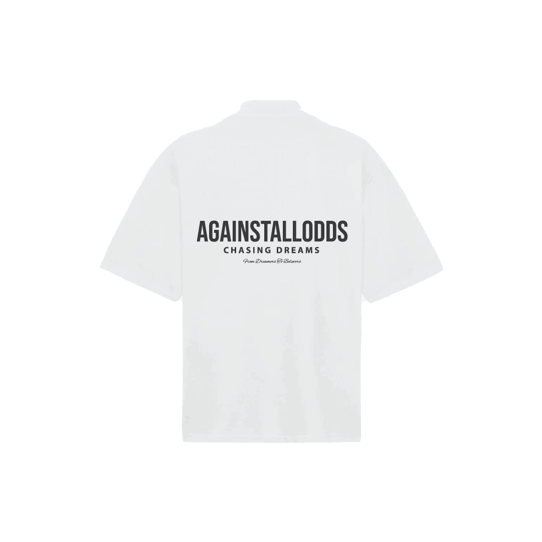 Elevated Series Mock Neck Ultra Luxury Tee - White
